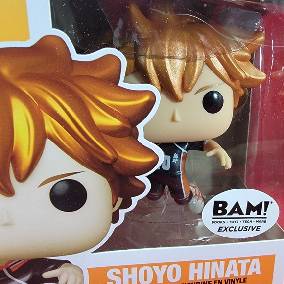 Shoyo hinata books a million exclusive funko pop # 1388 (nib) - Picture 3 of 7